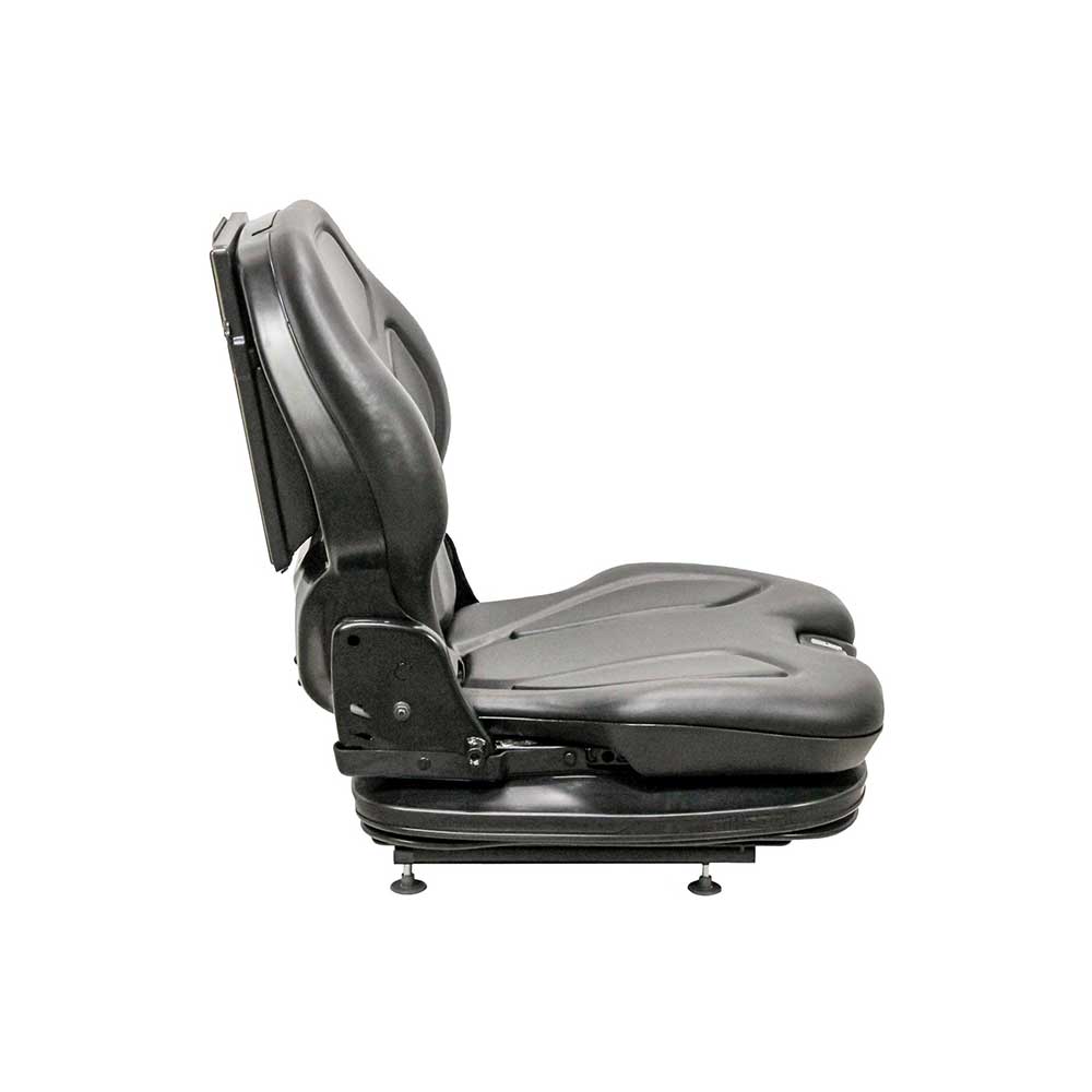 Milsco | V7300 | Seat and Mechanical Suspension | OPS | Slide Rails | Black Vinyl | 8658