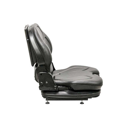 Milsco | V7300 | Seat and Mechanical Suspension | OPS | Slide Rails | Black Vinyl | 8658