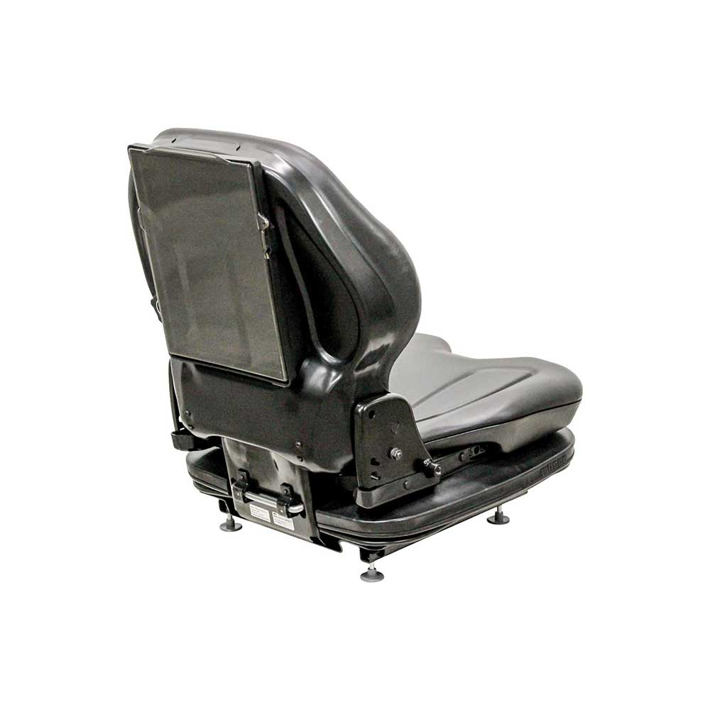 Milsco | V7300 | Seat and Mechanical Suspension | OPS | Slide Rails | Black Vinyl | 8658