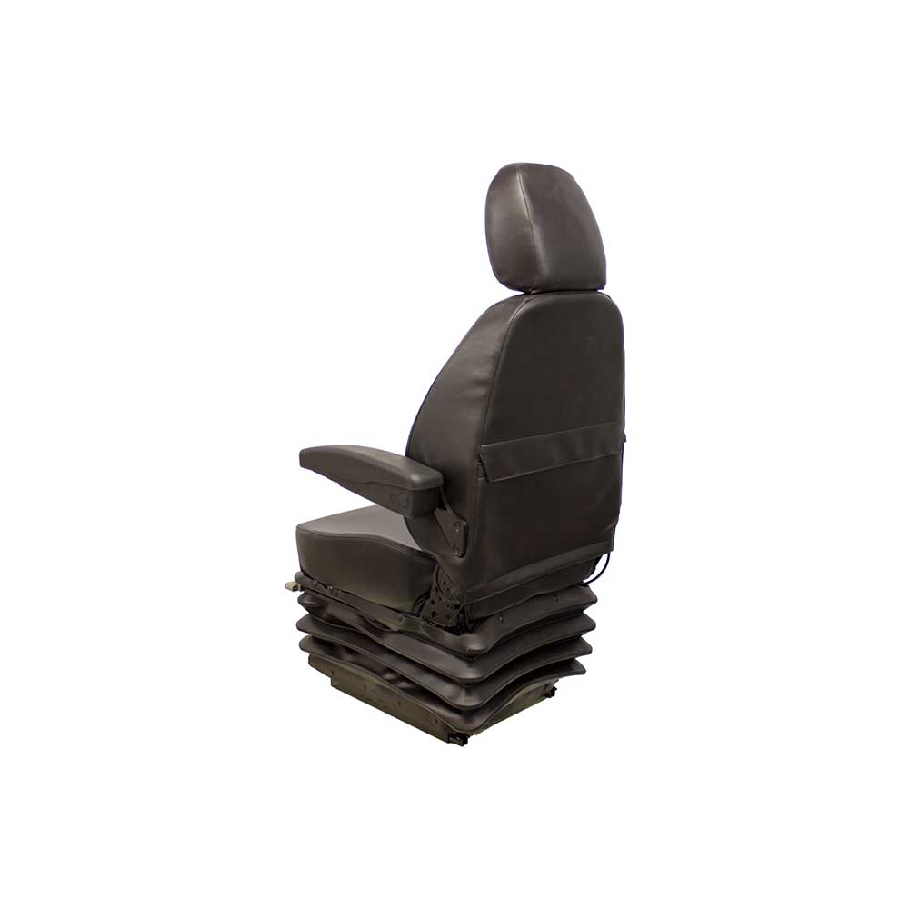 KAB | 515 | Seat & Mechanical Suspension | Armrests | Black Vinyl | 7912