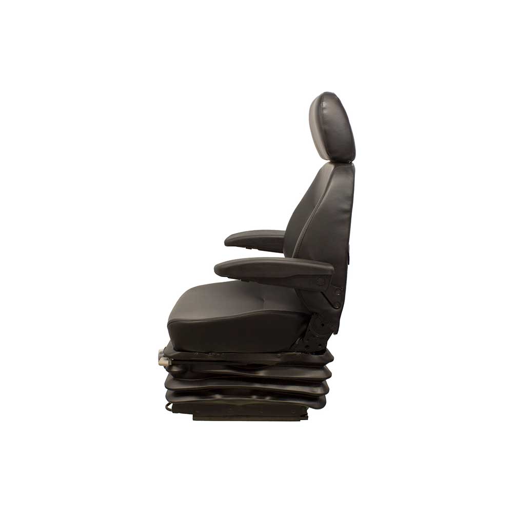 KAB | 515 | Seat & Mechanical Suspension | Armrests | Black Vinyl | 7912