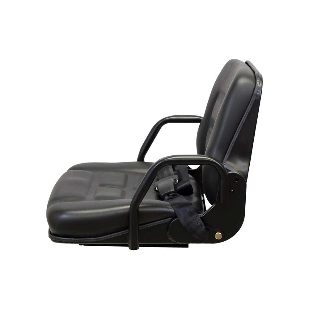 Uni Pro 134 Seat Top Assembly | With Hip Restraints | Black Vinyl