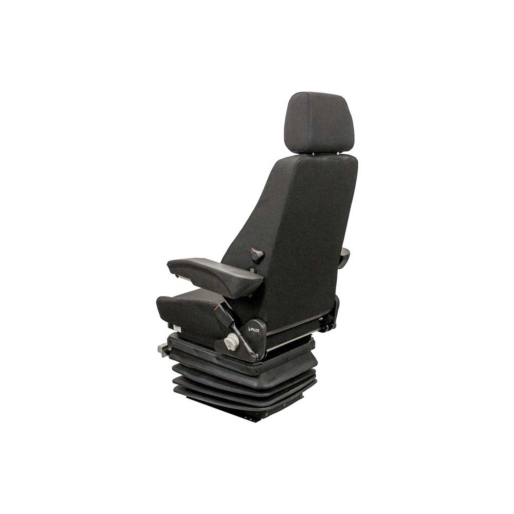 Pilot | Seat & Mechanical Suspension Kit | Case CX-D Excavator | Black Fabric | 6959
