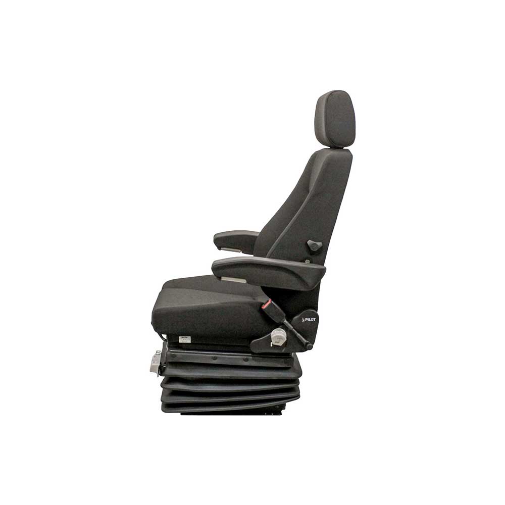 Pilot | Seat & Mechanical Suspension Kit | Case CX-D Excavator | Black Fabric | 6959