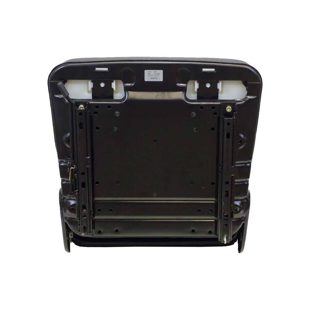 Pilot | Low Profile Seat and Mechanical Suspension | Slide Rails | Black Vinyl | 7536