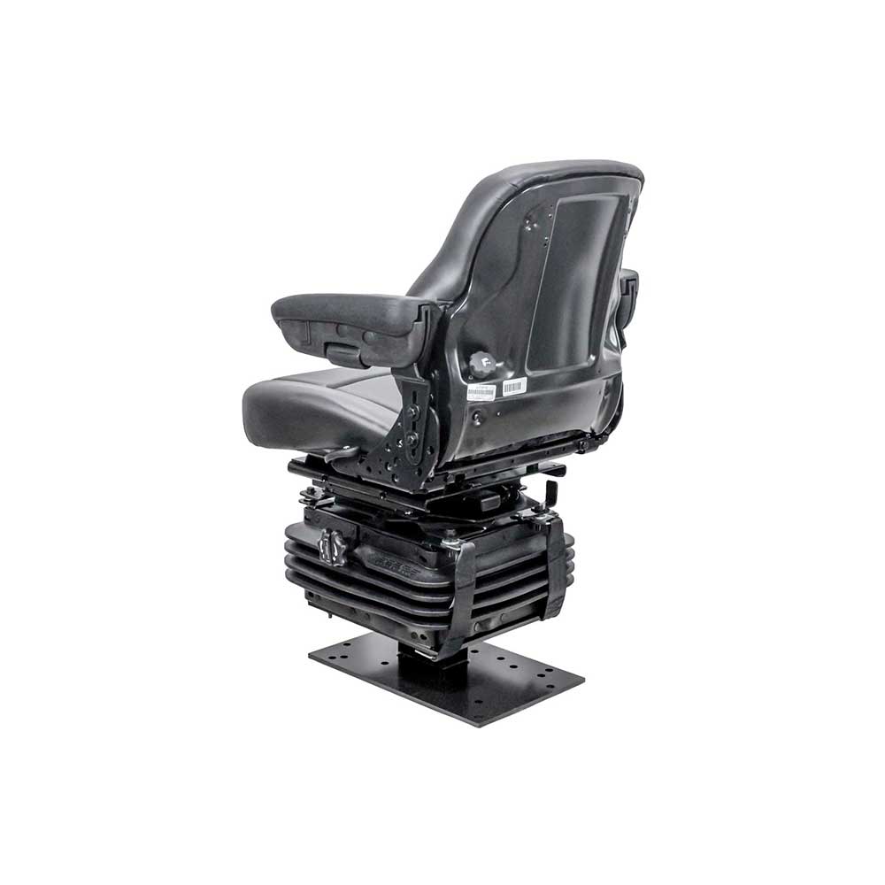 Sears | 5527E/T | Seat & Mechanical Suspension | Swivel | Armrests | Black Vinyl | 7814