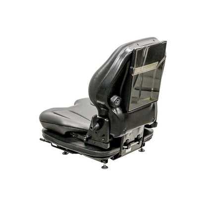 Milsco | V7300 | Seat and Mechanical Suspension | OPS | Slide Rails | Black Vinyl | 8658