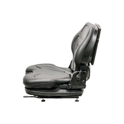 Milsco | V7300 | Seat and Mechanical Suspension | OPS | Slide Rails | Black Vinyl | 8658