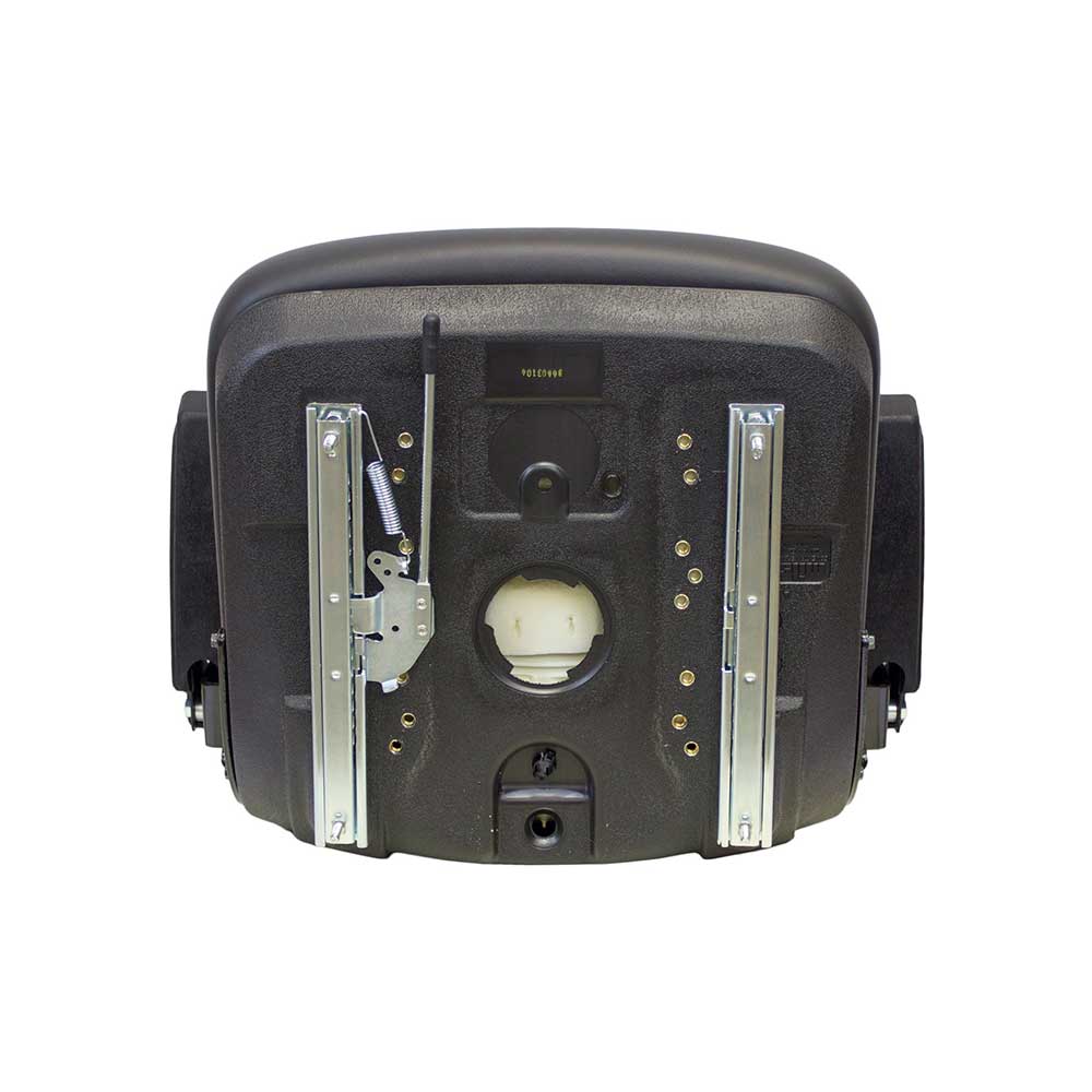 Milsco | XB180 | Bucket Seat | Mid-Back | Armrests | Black Vinyl | 6780