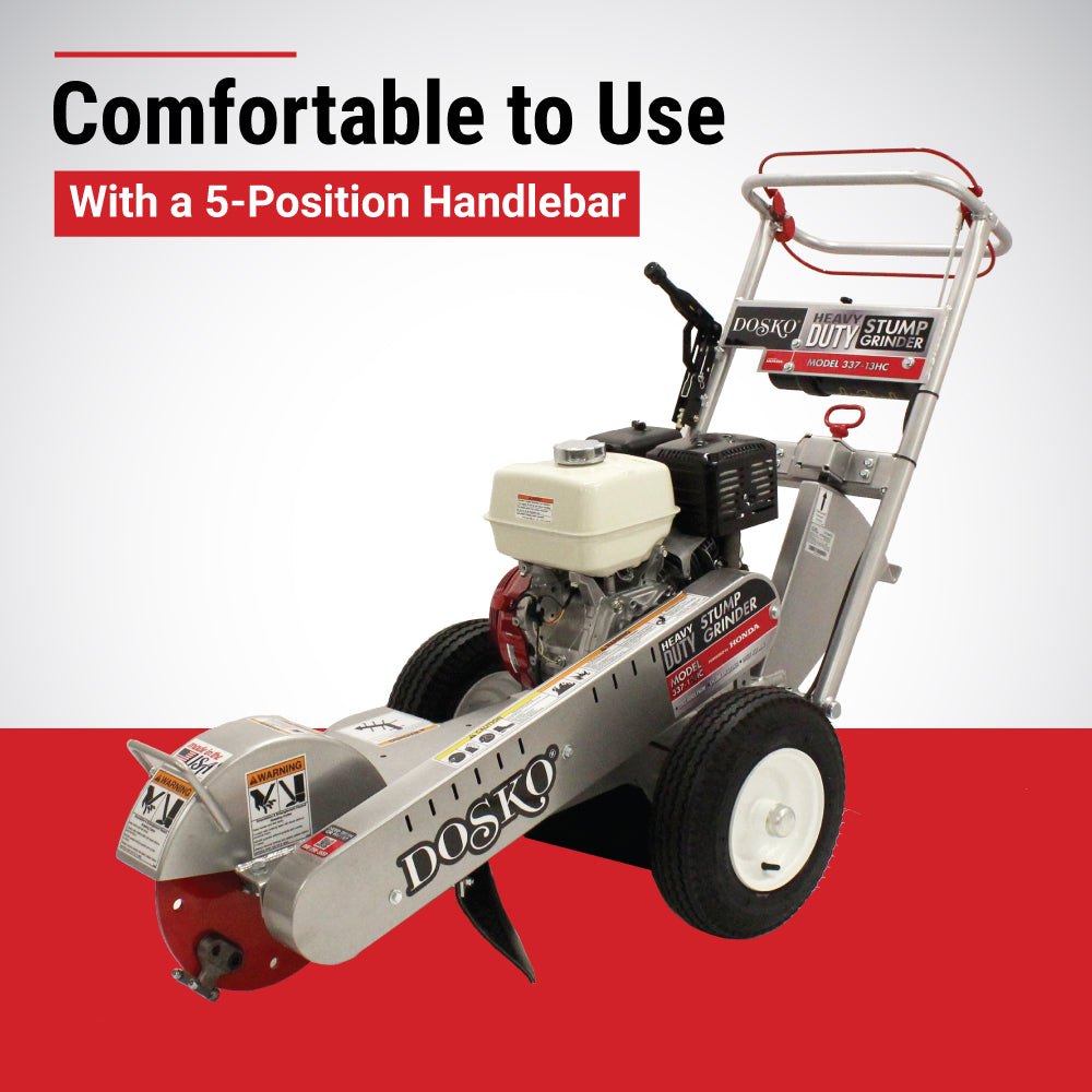 Dosko Stump Grinder | 13 HP Walk-Behind | Honda GX390