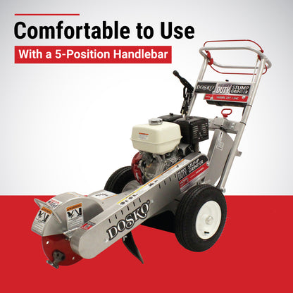Dosko Stump Grinder | 13 HP Walk-Behind | Honda GX390