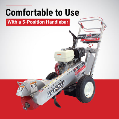 Dosko Swivel Stump Grinder | 13 HP Walk-Behind | Honda GX390