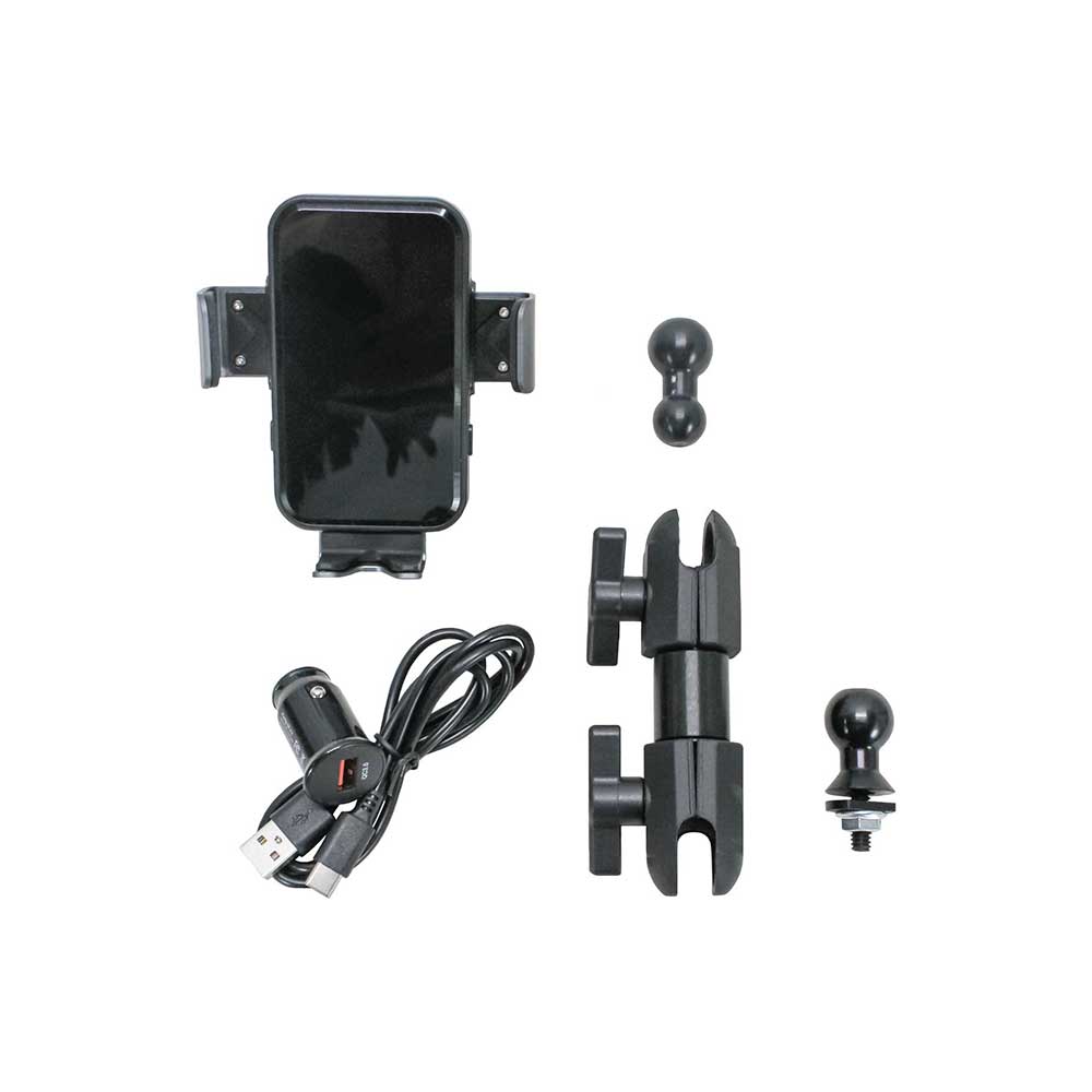HDX Mounts Automatic Wireless Phone Charging Mount + Standard Ball | For Tractor Monitor Bracket