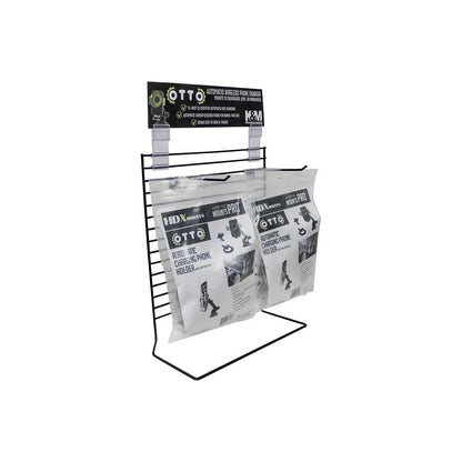 HDX Mounts Otto Wireless Car/Truck Phone Charger Display | 1 Display Stand | Qty 4 of Otto Chargers