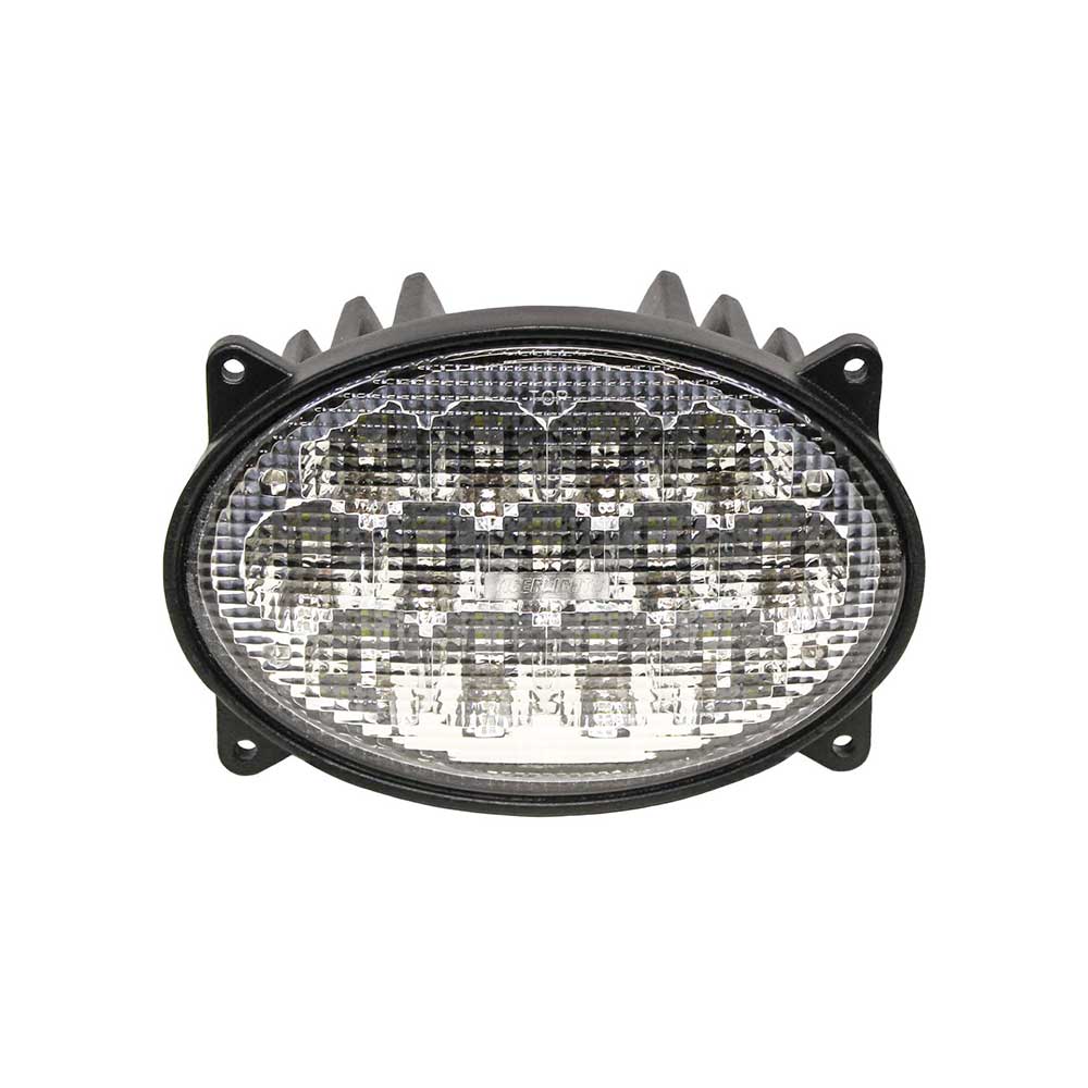 Tiger Lights Case IH 5088-9230 Combine/John Deere 8020-9030(T) LED Oval Cab/Hood Light | Hi/Lo