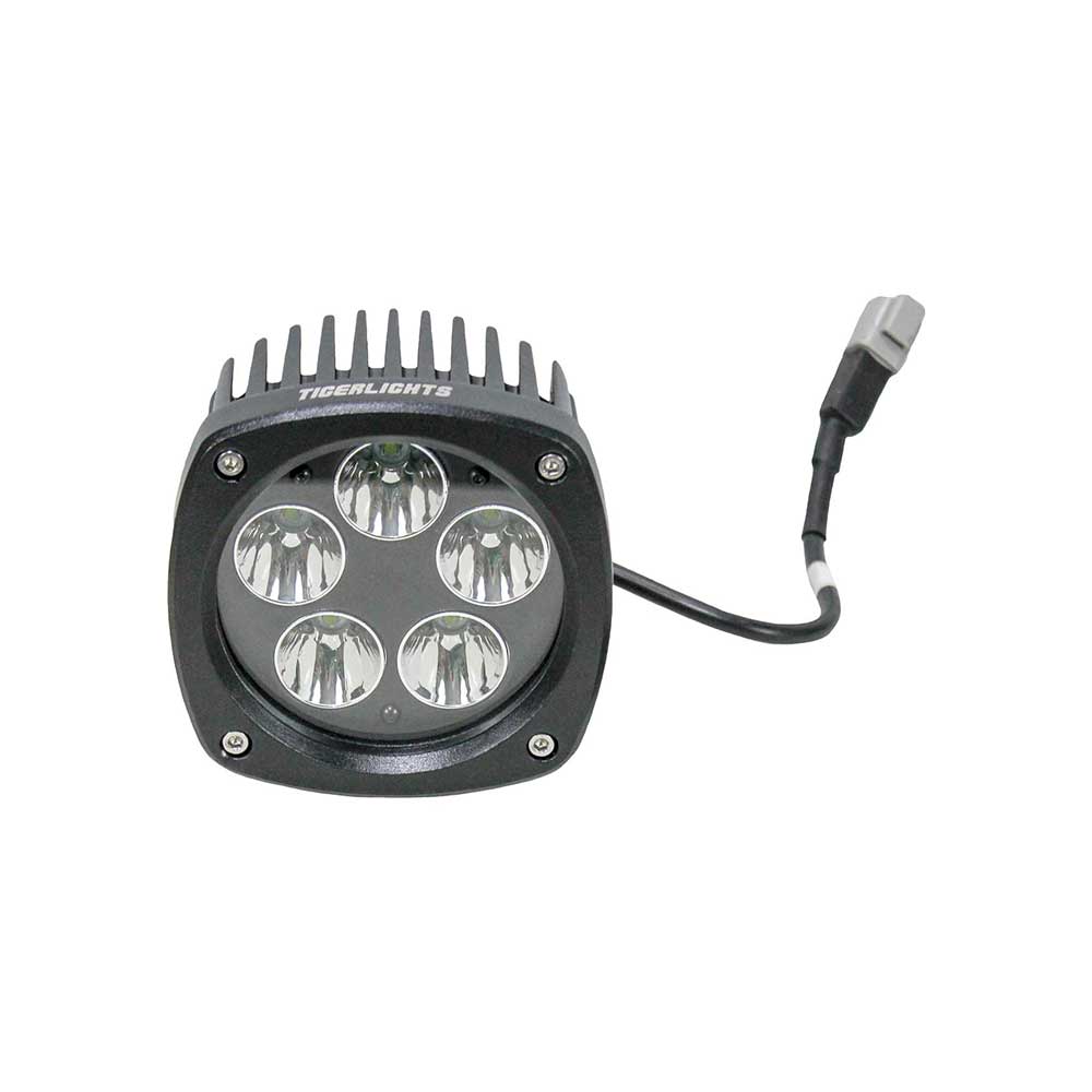 Tiger Lights Case-Cat-Gehl-Deere-Komatsu-Mustang Compact LED Super Spot Work Light | 4.5-In.