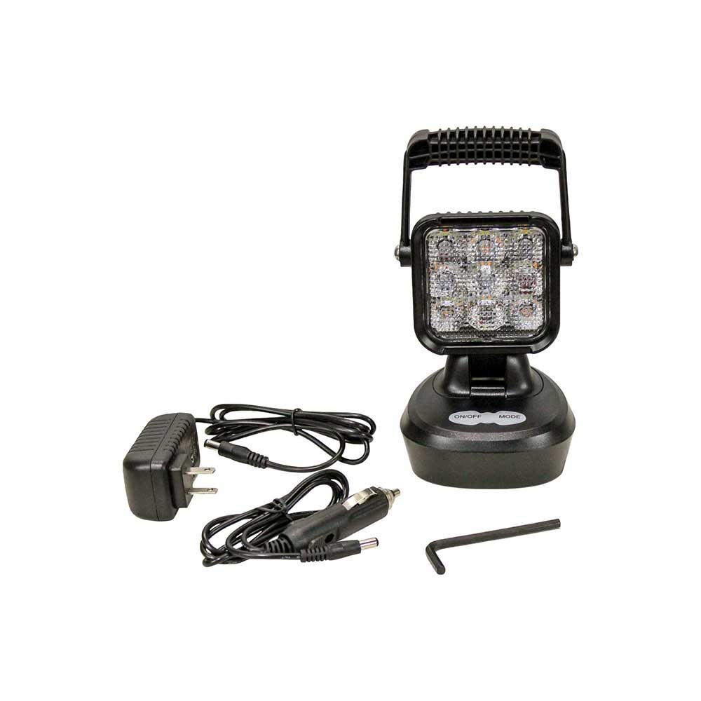 Tiger Lights LED Magnetic Work Light | Flashing Amber/White | Rechargeable
