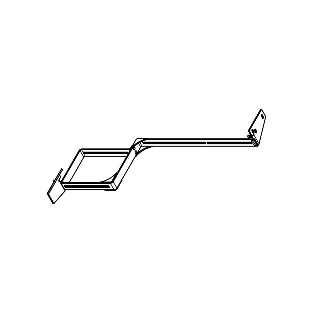K&M Mfg Monitor Bracket Kit for John Deere R-RT Series Tractor | Works with 10.4-In. Monitor | Black