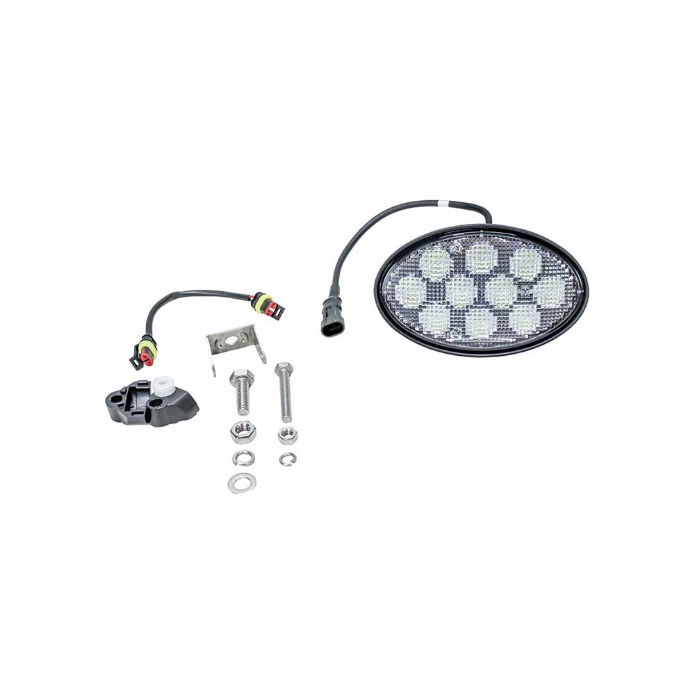 Tiger Lights Case IH Magnum/New Holland T8 LED Oval Cab/Windshield Light | Swivel Mount