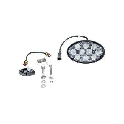 Tiger Lights Case IH Magnum/New Holland T8 LED Oval Cab/Windshield Light | Swivel Mount