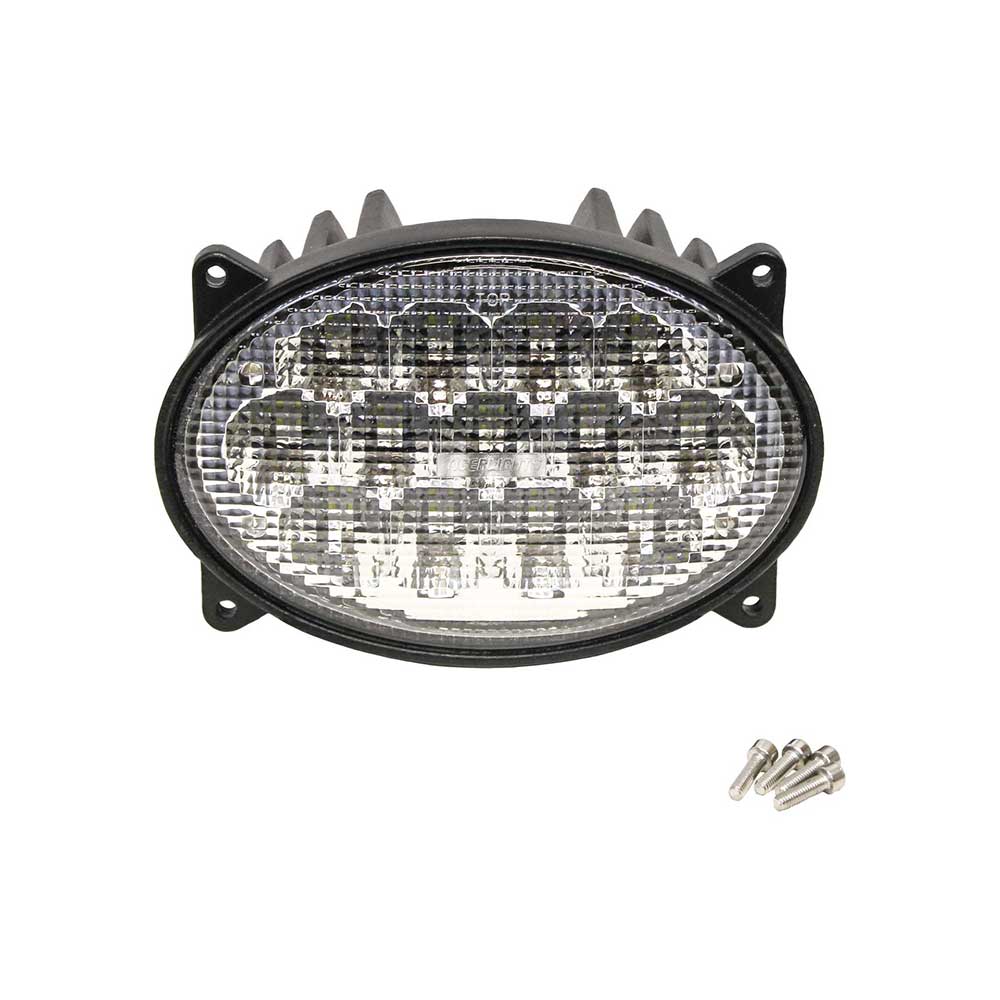 Tiger Lights Case IH 5088-9230 Combine/John Deere 8020-9030(T) LED Oval Cab/Hood Light | Hi/Lo