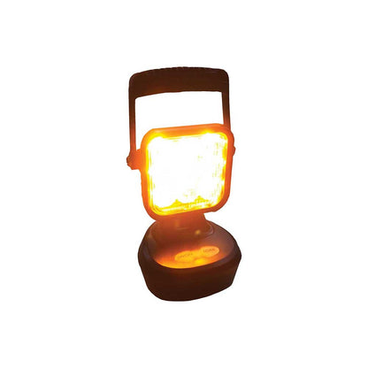 Tiger Lights LED Magnetic Work Light | Flashing Amber/White | Rechargeable