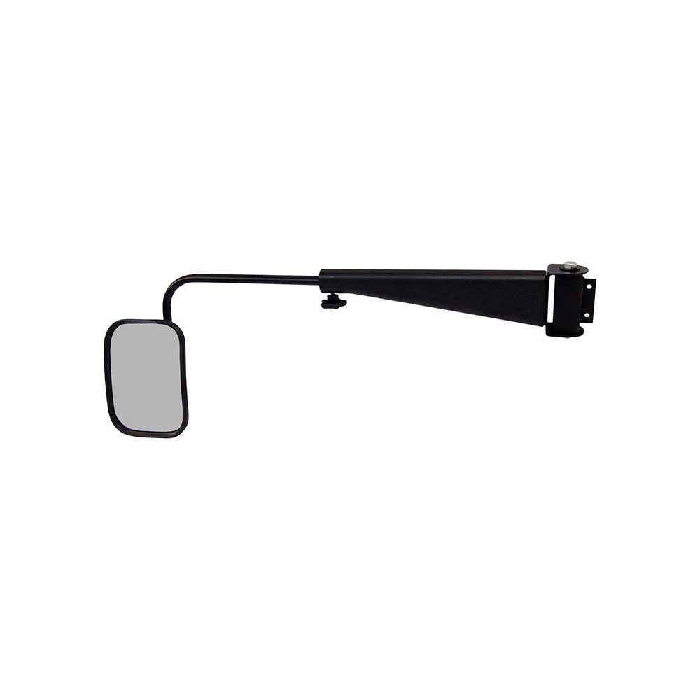 K&M Mfg Mirror Kit for John Deere Sound-Gard Series Tractors | LH or RH | Black Powder Coat