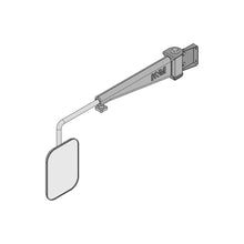 K&M Mfg Mirror Kit for John Deere 6000-7000 Series Tractors | LH or RH | Black Powder Coat