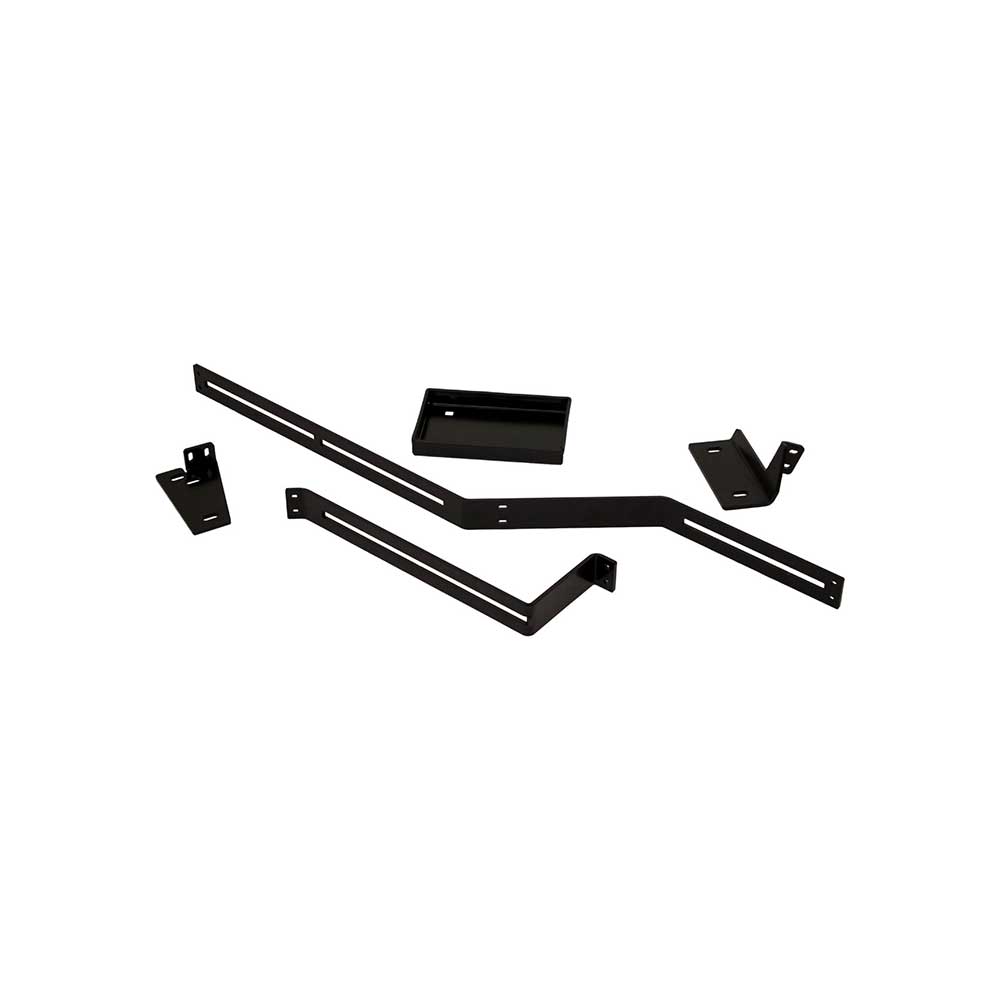 K&M Mfg Monitor Bracket Kit for John Deere 7020-9000T Series Tractors | Includes Tray | Black
