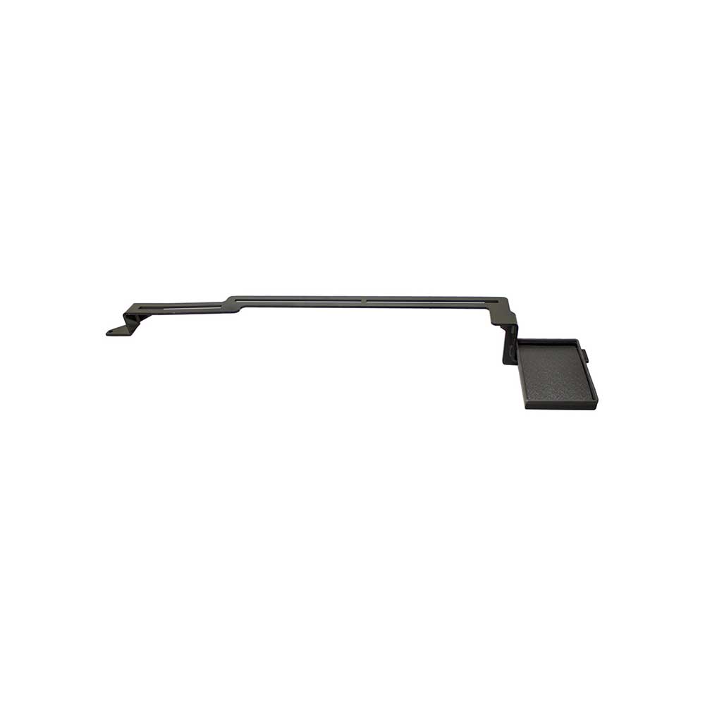 K&M Mfg Monitor Bracket Kit for John Deere Sound-Gard Series Tractors | Includes Tray | Black