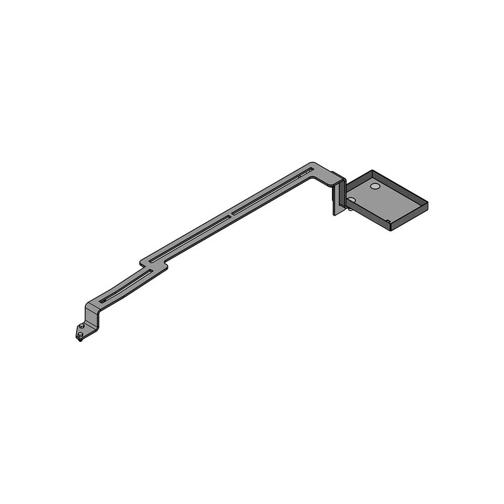 K&M Mfg Monitor Bracket Kit for John Deere Sound-Gard Series Tractors | Includes Tray | Black