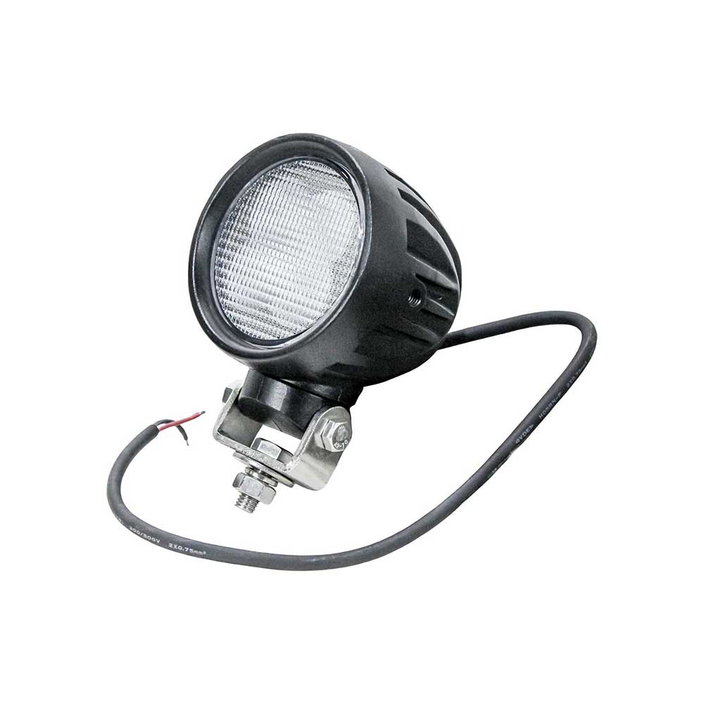 Tiger Lights LED Flood Work Light | 4-In. Round | Swivel Mount