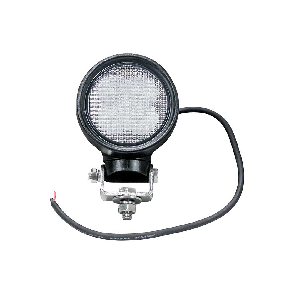 Tiger Lights LED Flood Work Light | 4-In. Round | Swivel Mount