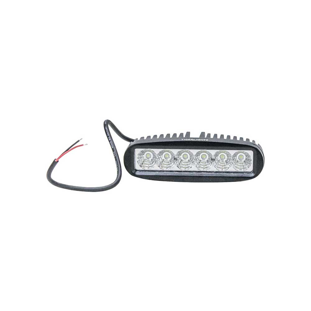Tiger Lights LED Flood Work Light | 6.25-In. x 1.75-In. | Rectangular