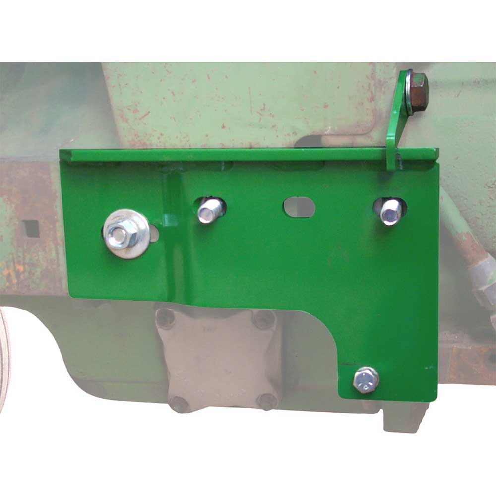 K&M Mfg Step Adapter Bracket for John Deere 10-20 Series Tractors | Left-Hand | Green