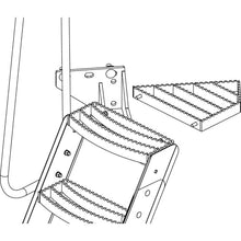 K&M Mfg Extend-A-Step for John Deere Regular Series Tractors | Open or Non-Open Station | LH | Green