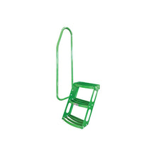 K&M Mfg Step Kit for John Deere Regular Series Tractors | 3-Step Unit | Bolt-On Design | LH | Green