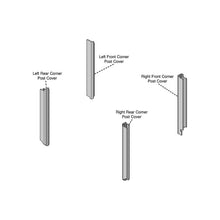 K&M Mfg Corner Post Kit for John Deere 50 Series 4WD Tractors | Brindle Brown Vinyl