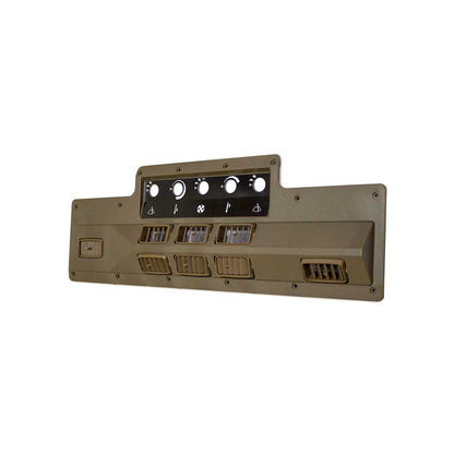 K&M Mfg A/C Control Bezel for John Deere Tractors | RE33620 | Brown