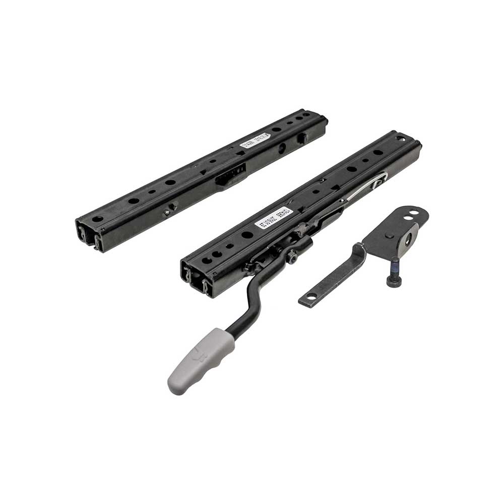 Uni Pro Slide Rail Kit | Works with Grammer Seats | Black Powder Coat