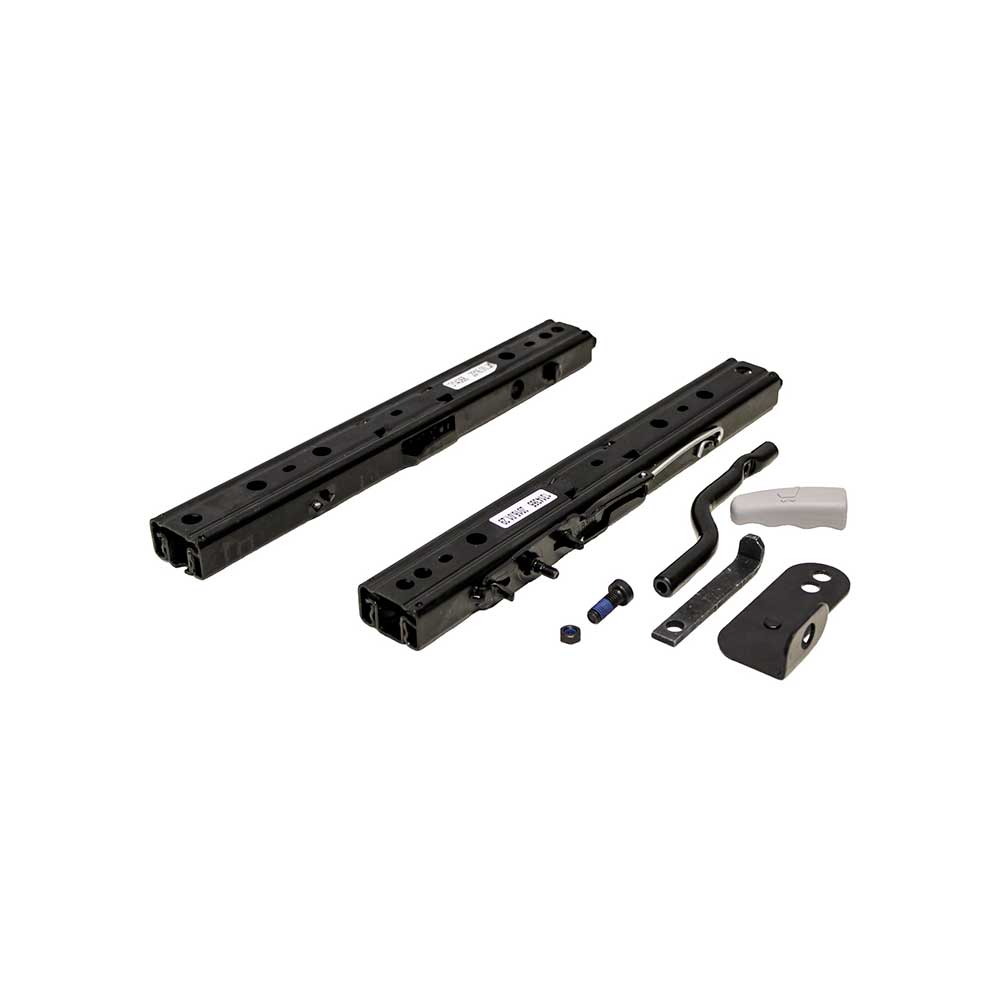 Uni Pro Slide Rail Kit | Works with Grammer Seats | Black Powder Coat