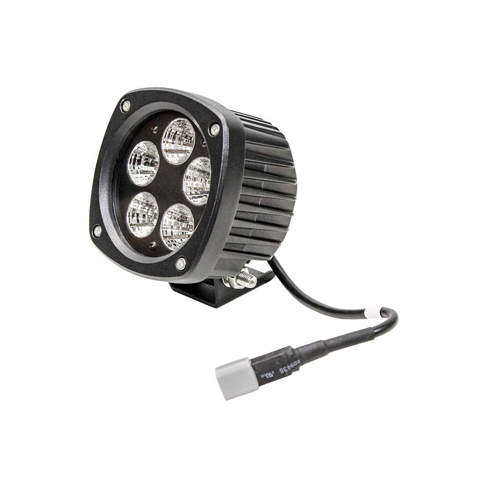 Tiger Lights Case-Cat-Gehl-Deere-Komatsu-Mustang Semi-Round LED Spot Work Light | 4.5-In.