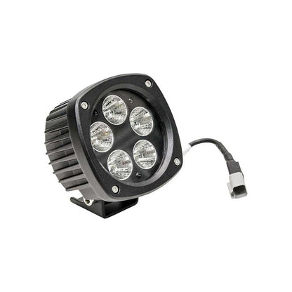 Tiger Lights Case-Cat-Gehl-Deere-Komatsu-Mustang Semi-Round LED Spot Work Light | 4.5-In.