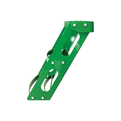 K&M Mfg Step Kit for John Deere Regular Series Tractors | 3-Step Unit | Bolt-On Design | LH | Green