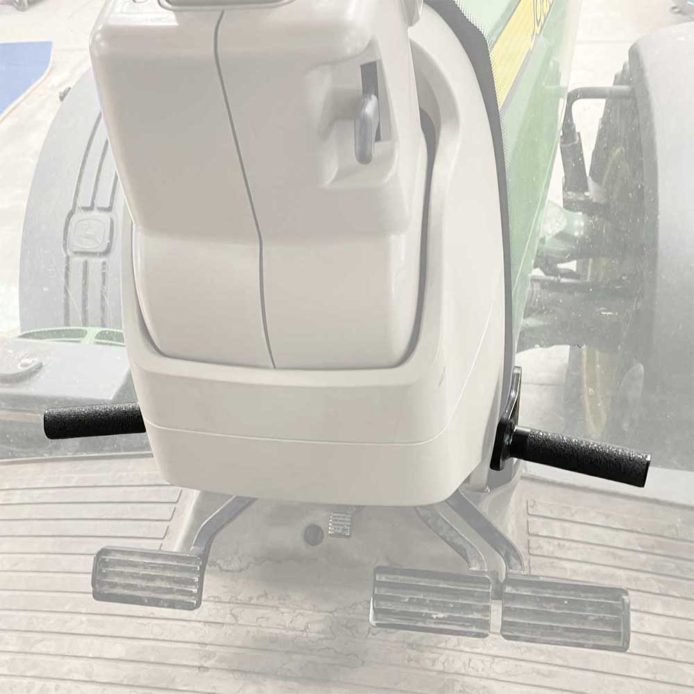 K&M Mfg Cab Footrest Kit for John Deere 7R-8R/RT-9R/RT/RX Series Tractors | BRE10471 | Black