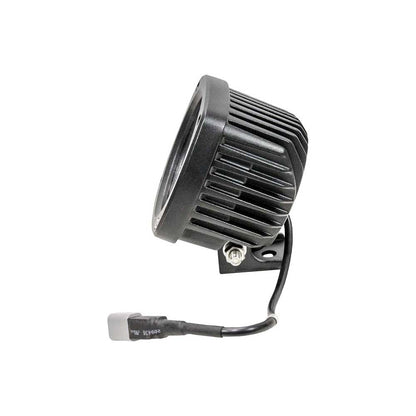 Tiger Lights Case-Cat-Gehl-Deere-Komatsu-Mustang Semi-Round LED Spot Work Light | 4.5-In.