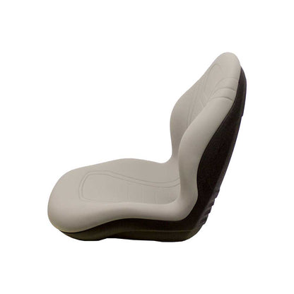 Milsco | XB200 | Bucket Seat | High-Back | Gray Vinyl | 7102