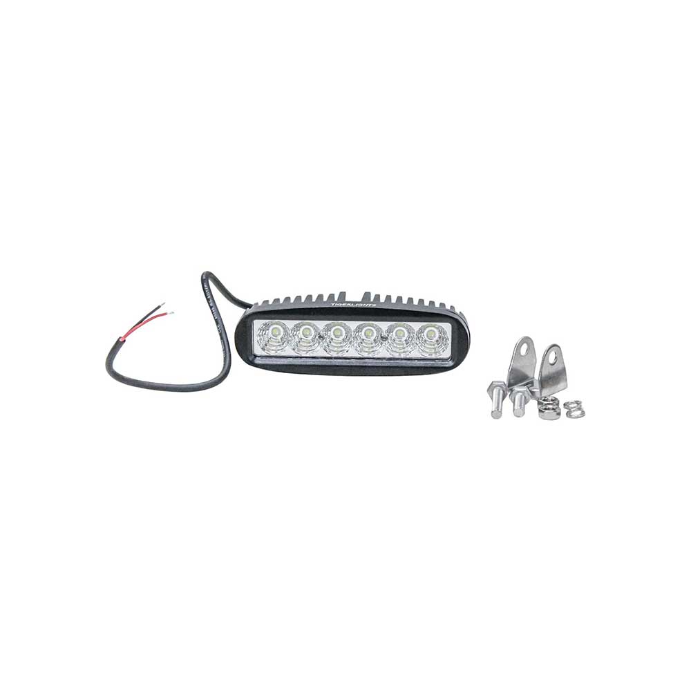 Tiger Lights LED Flood Work Light | 6.25-In. x 1.75-In. | Rectangular