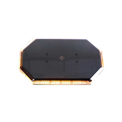 K&M Mfg LED 360-Degree Multi-Function Amber Warning Light Bar | 15-In.
