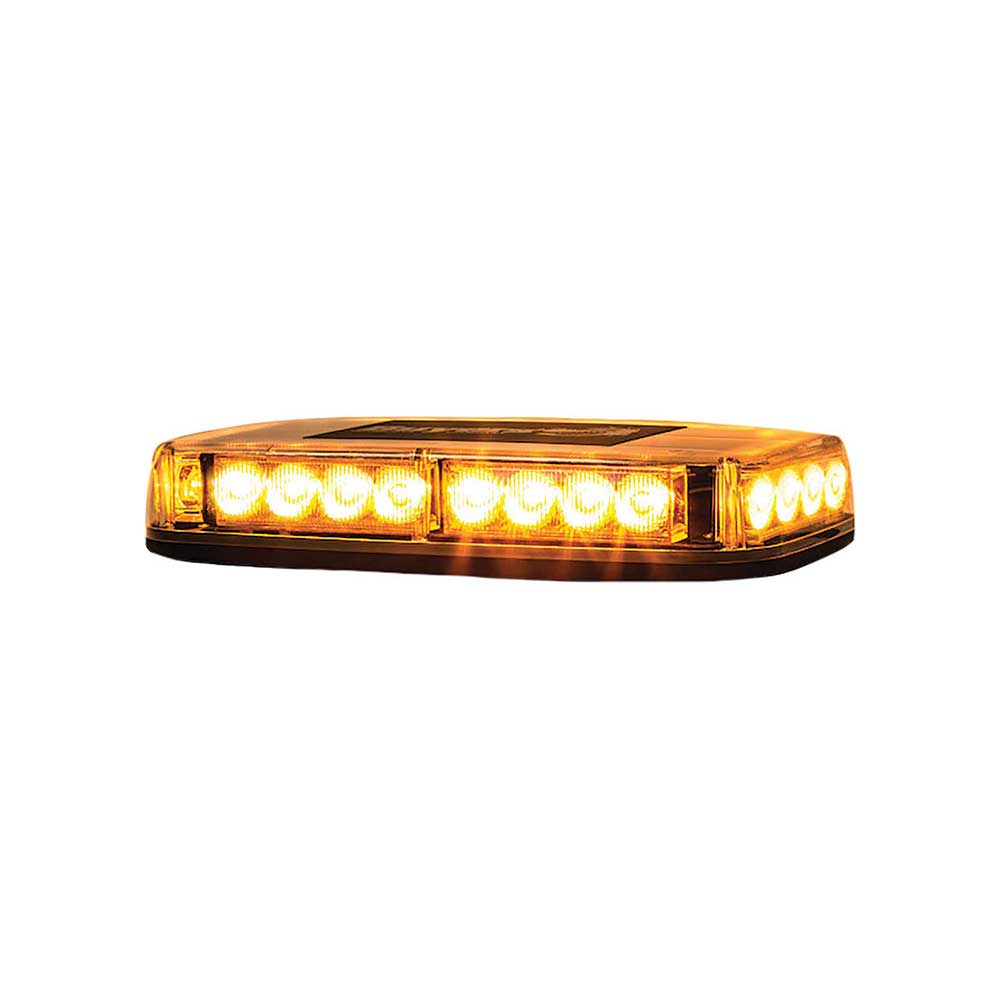 Buyers | LED 360-Degree Multi-Function Amber Warning Light Bar | 11 In.